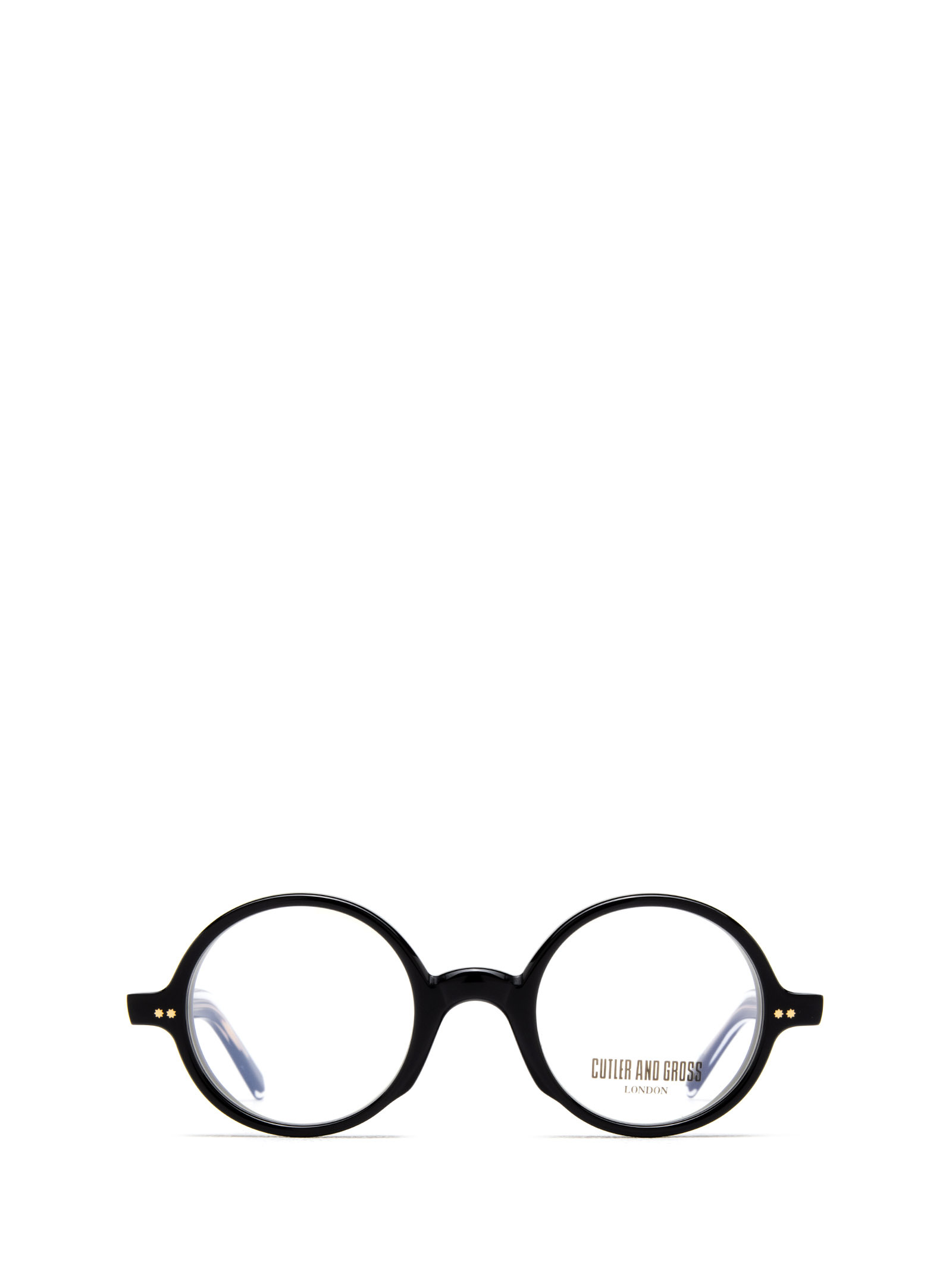Cutler Gross Round-frame Glasses In Black