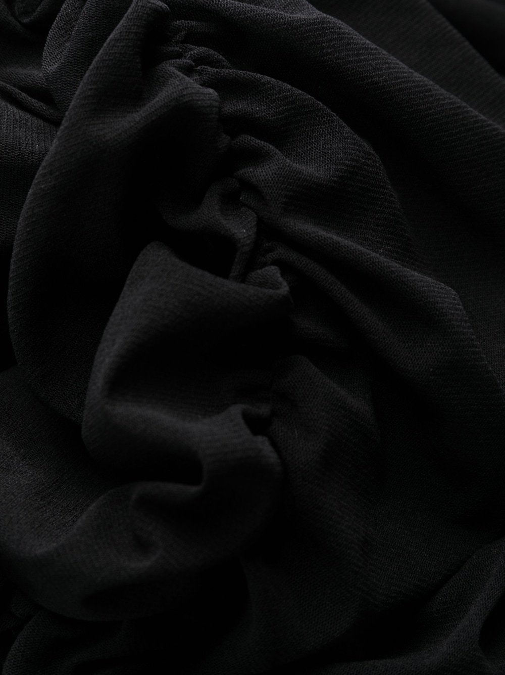 Philosophy Di Lorenzo Serafini Draped Tulle Midi Dress In Black