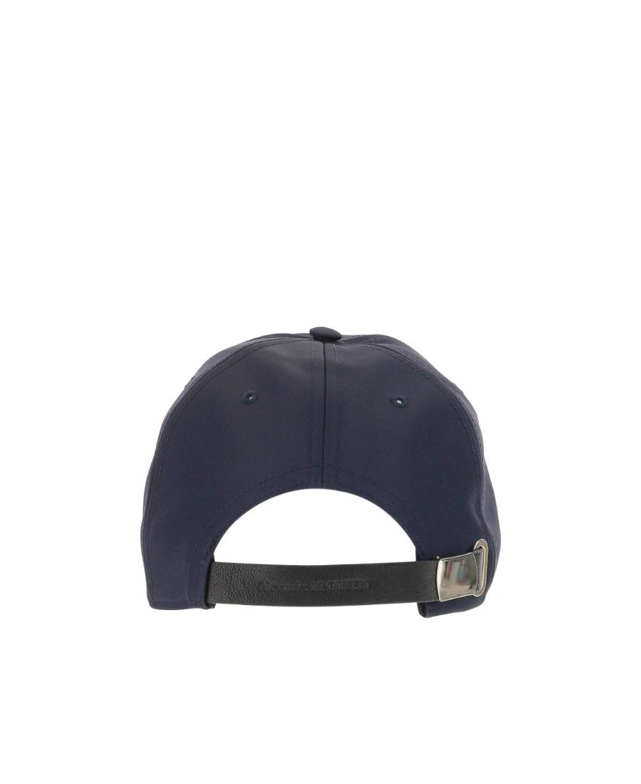 Alexander Mcqueen Graffiti-print Baseball Cap In Blue