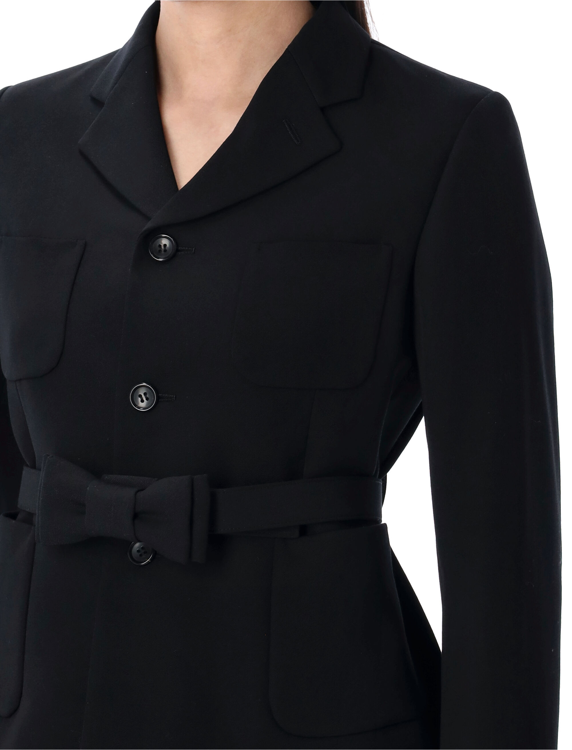 Comme Des Garçons Jacket Comme Des Garcons Woman Color Black In Black
