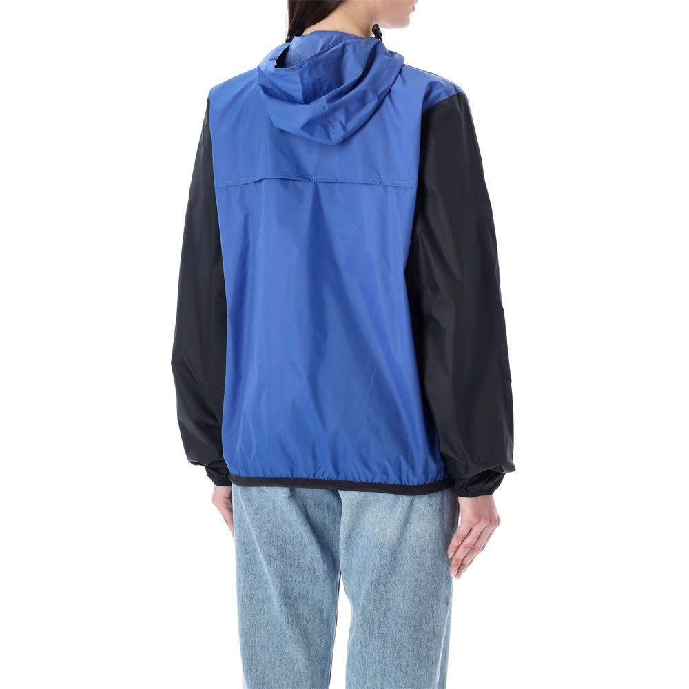 Comme Des Garçons Play X K-way Half-zip Jacket In Blue