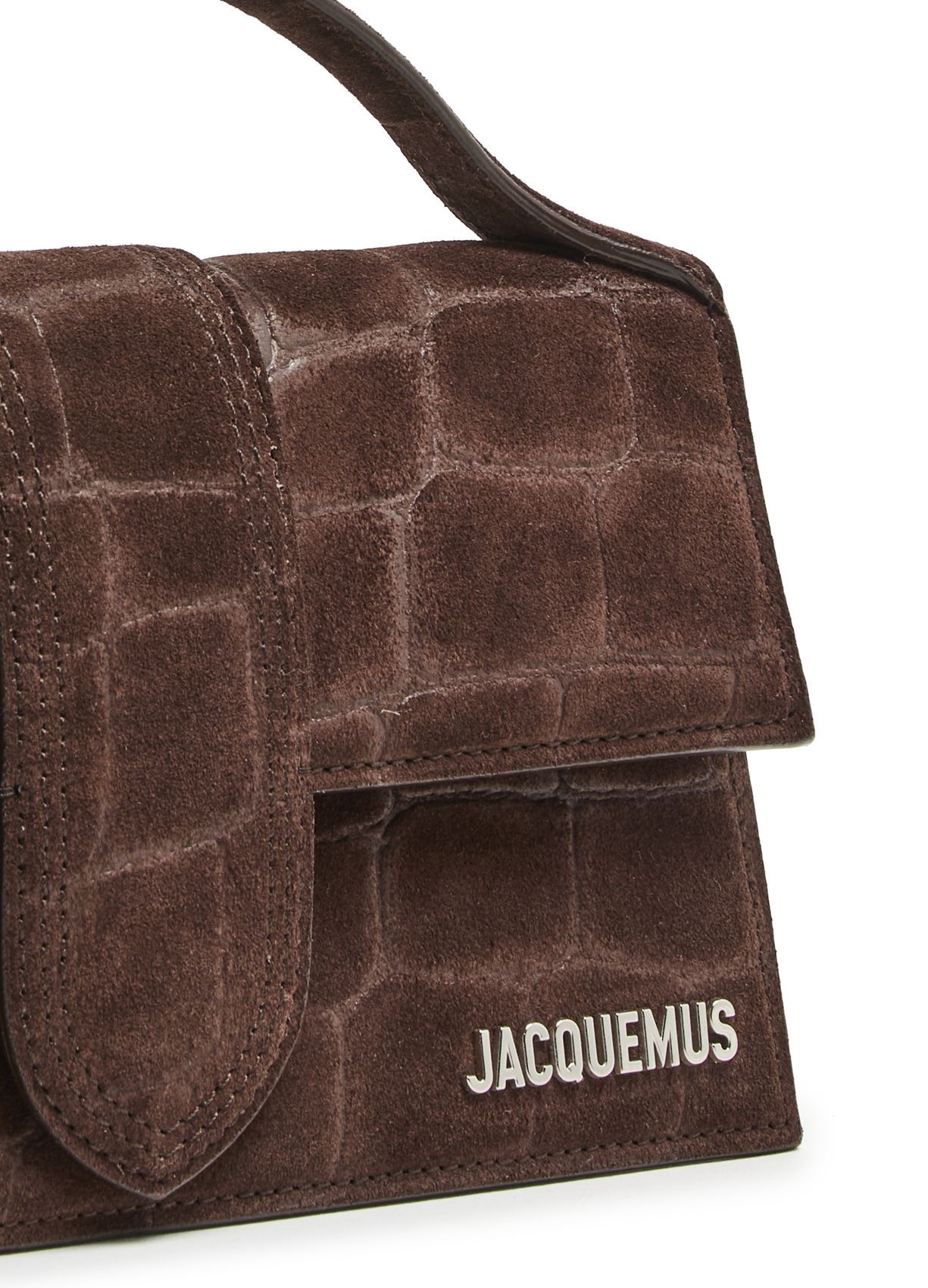 Jacquemus Flip Shoulder Bag In Dark Brown
