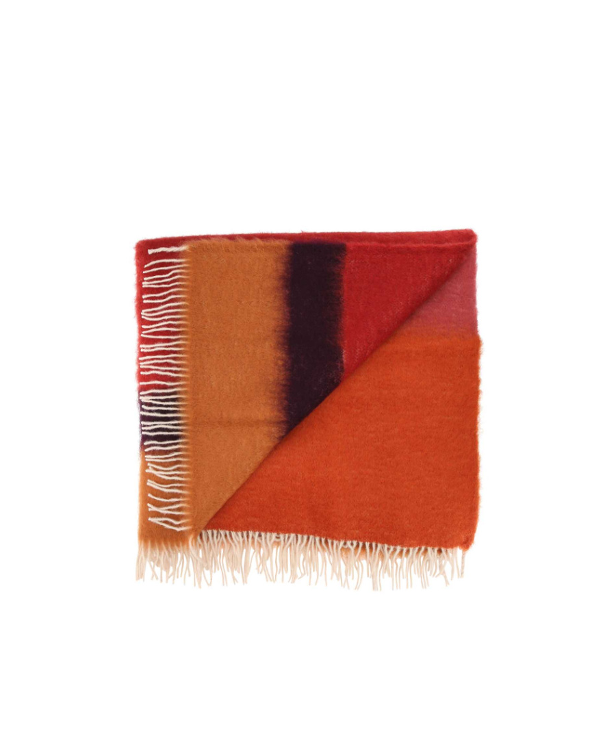 Loewe Striped Blanket In Red