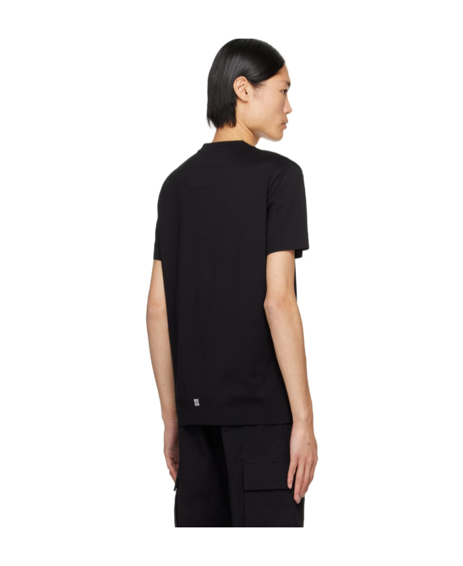 Givenchy Dragon-print Cotton T-shirt In Black