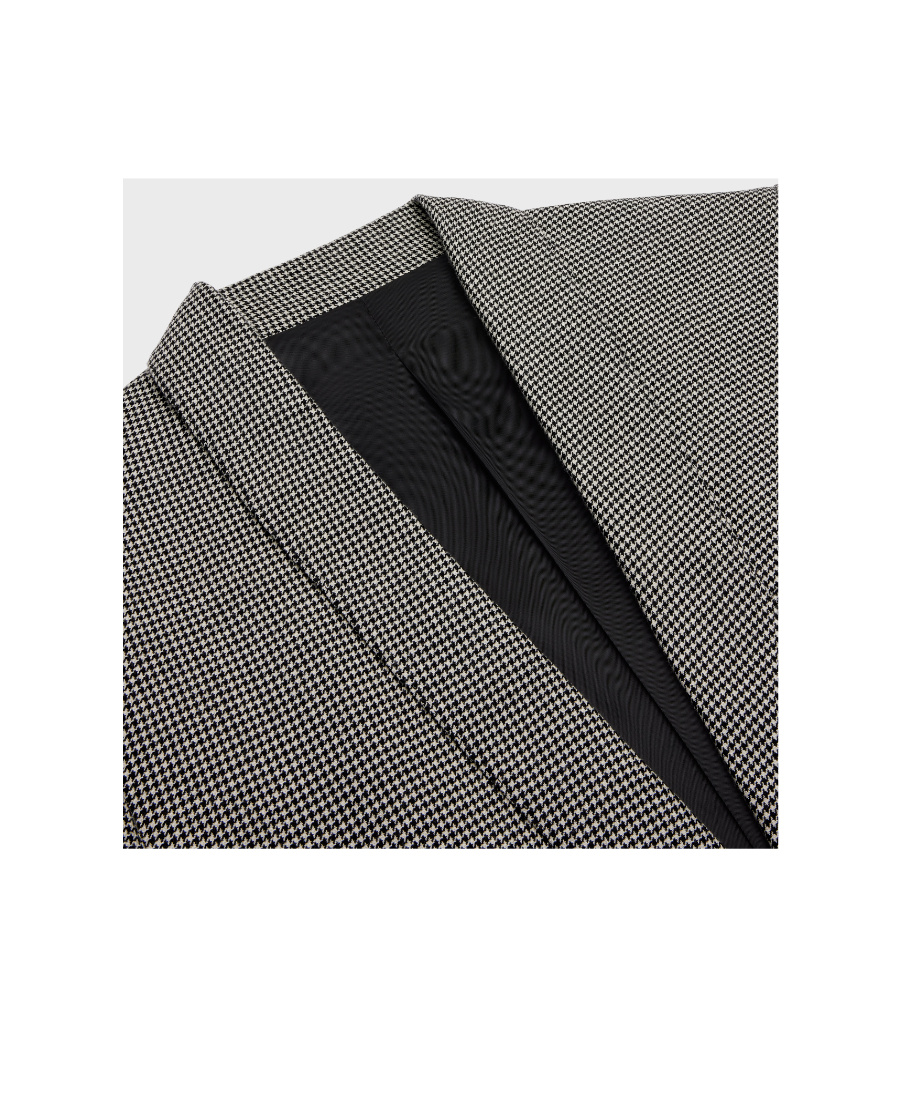 Celine Cashmere Wool Suit Jacket In Gray