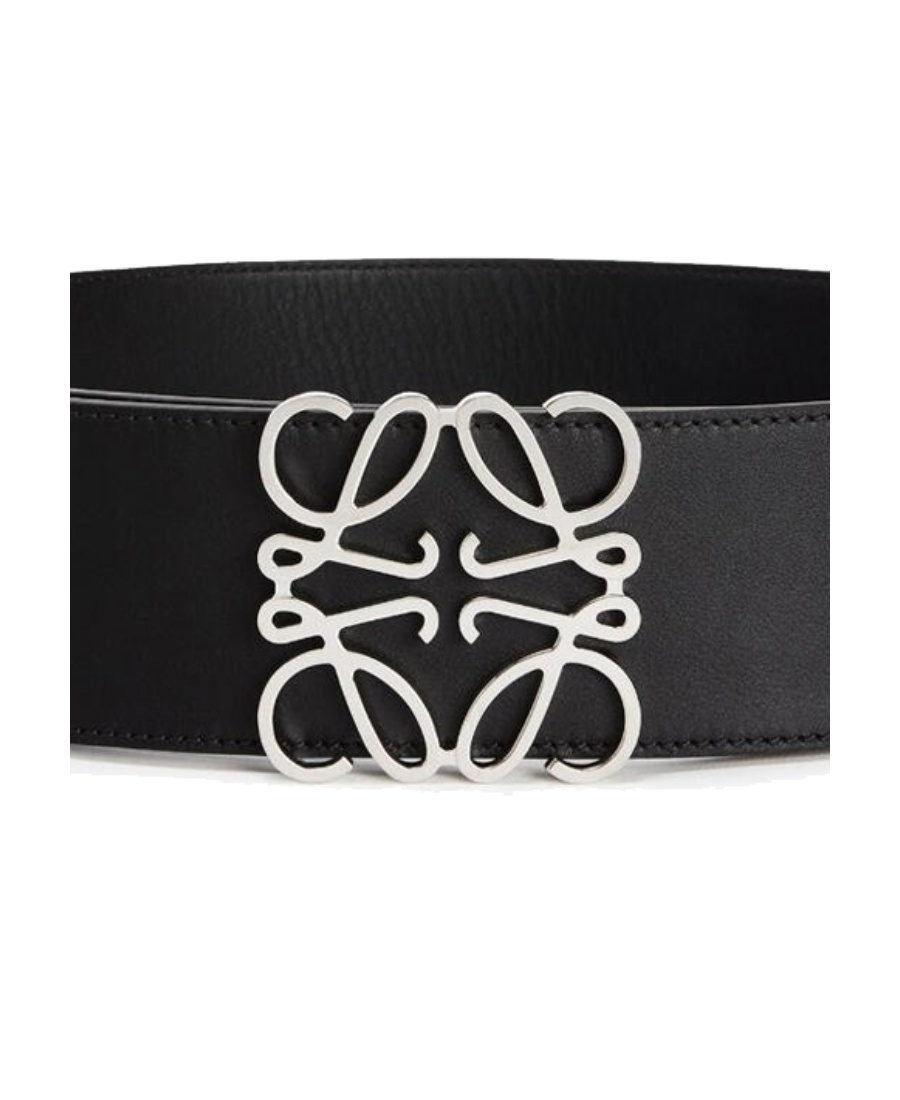Loewe Black Anagram Buckle Belt In Black