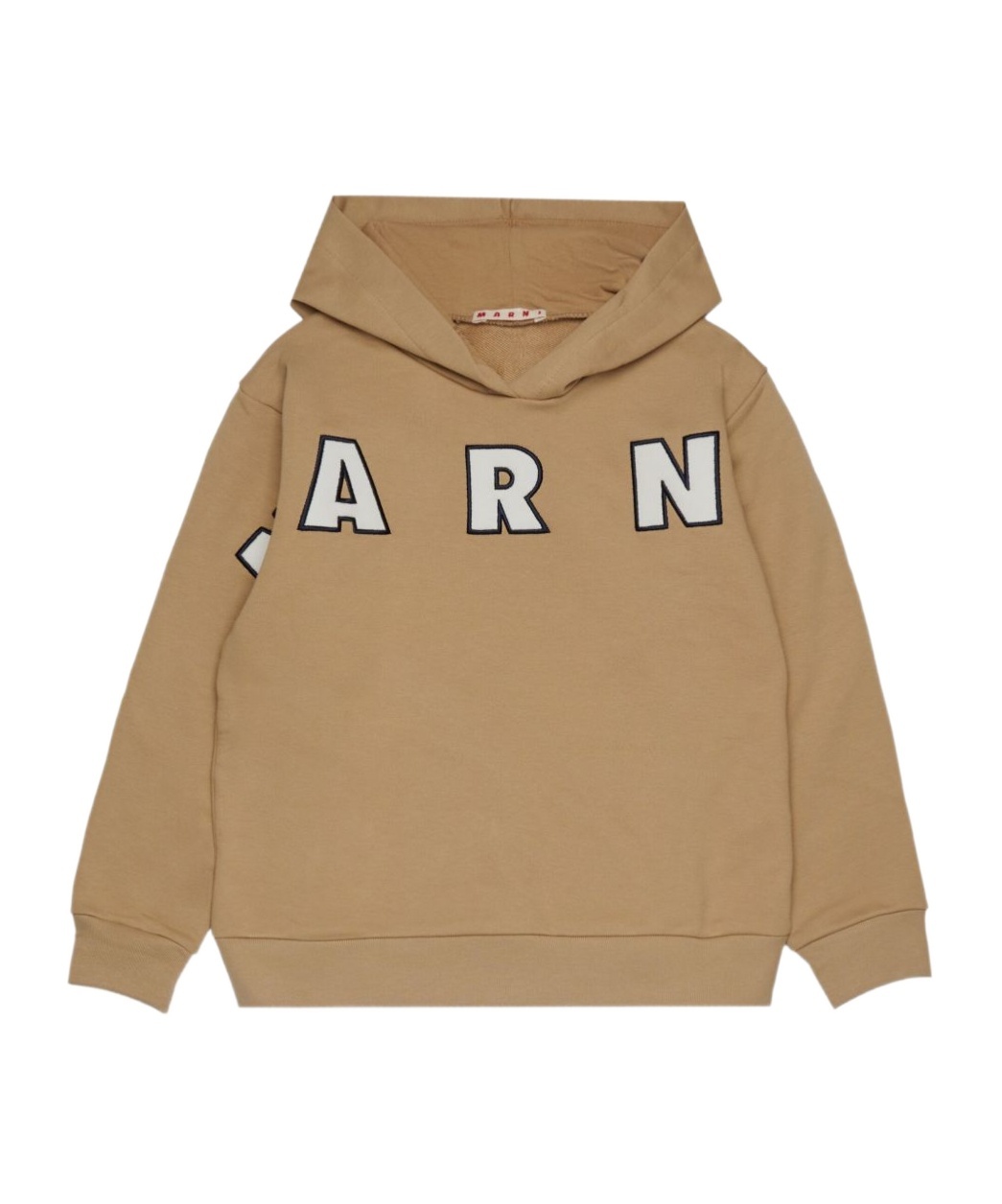 Marni Logo-patch Hoodie In Multi
