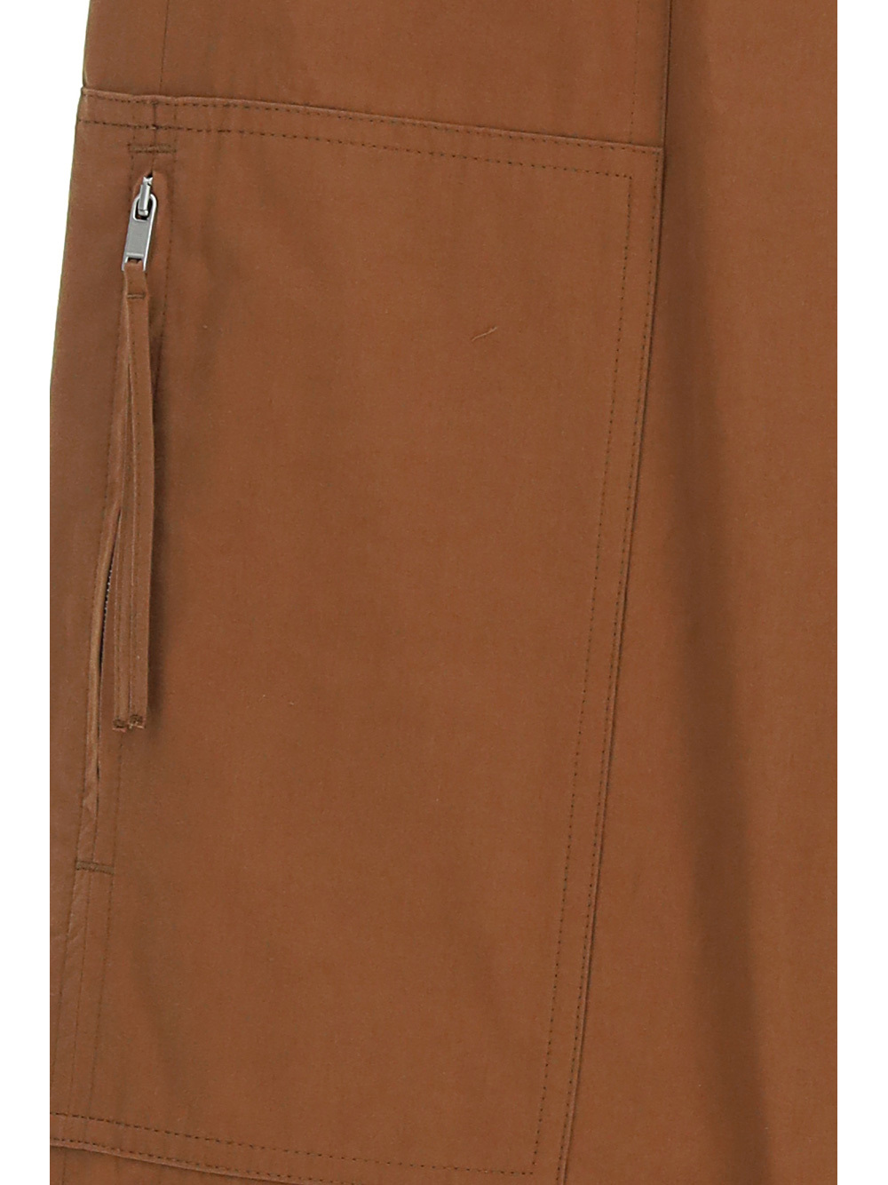 Jil Sander High-waist Wide-leg Cargo Trousers In Brown