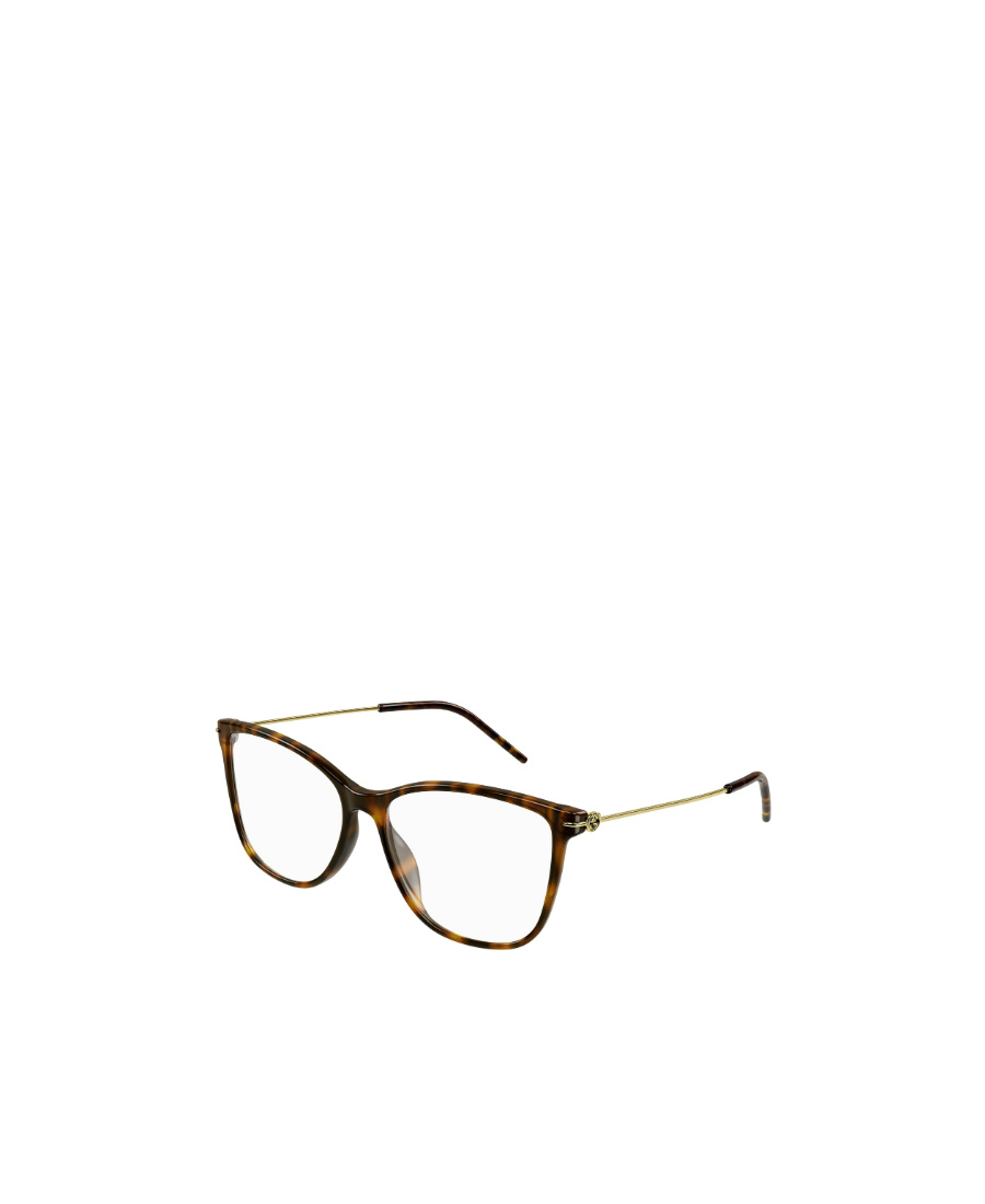 Gucci Tortoiseshell Cat-eye Frame Glasses In Brown
