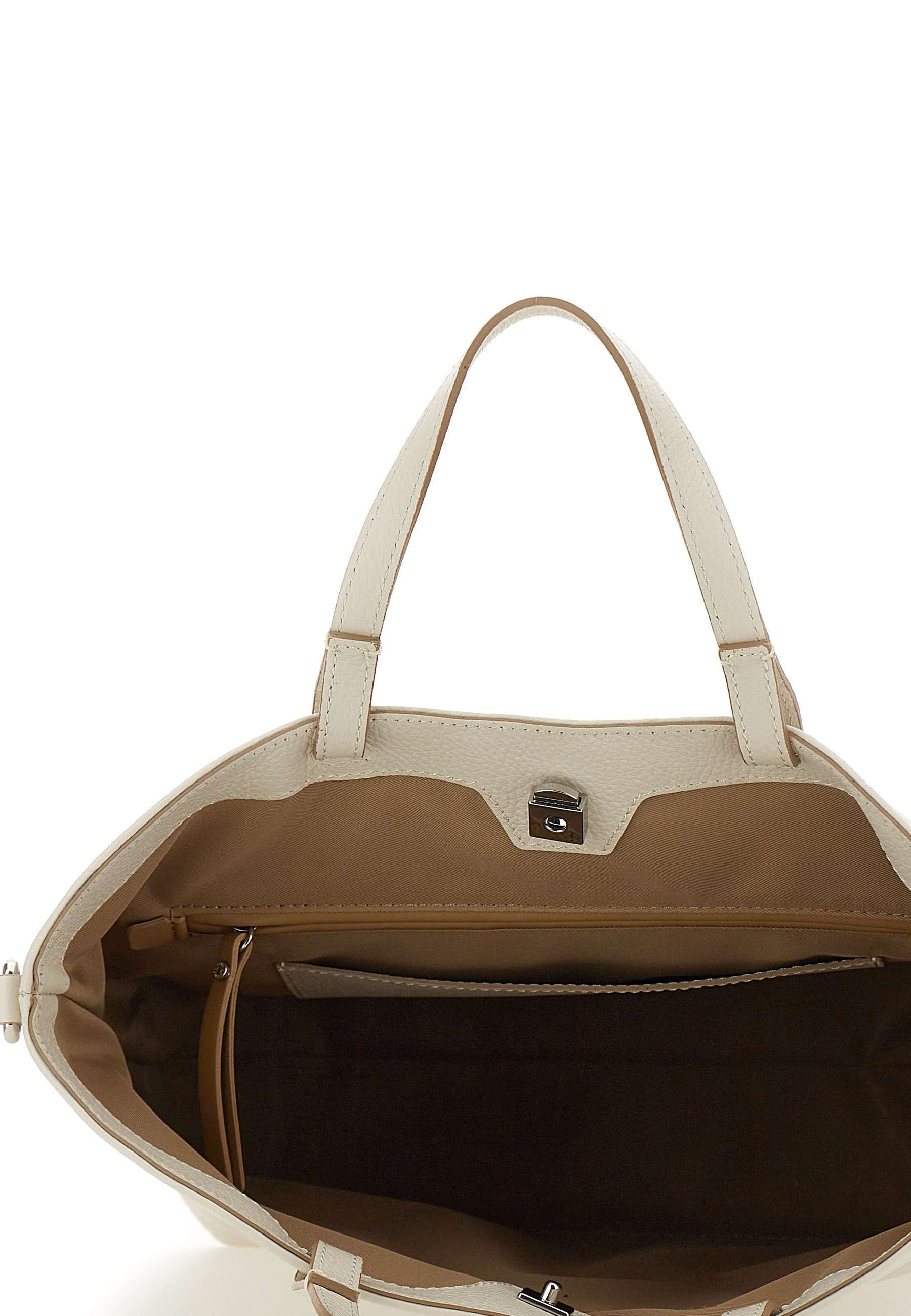 Gianni Chiarini Aida Top Handle Bag In Nude
