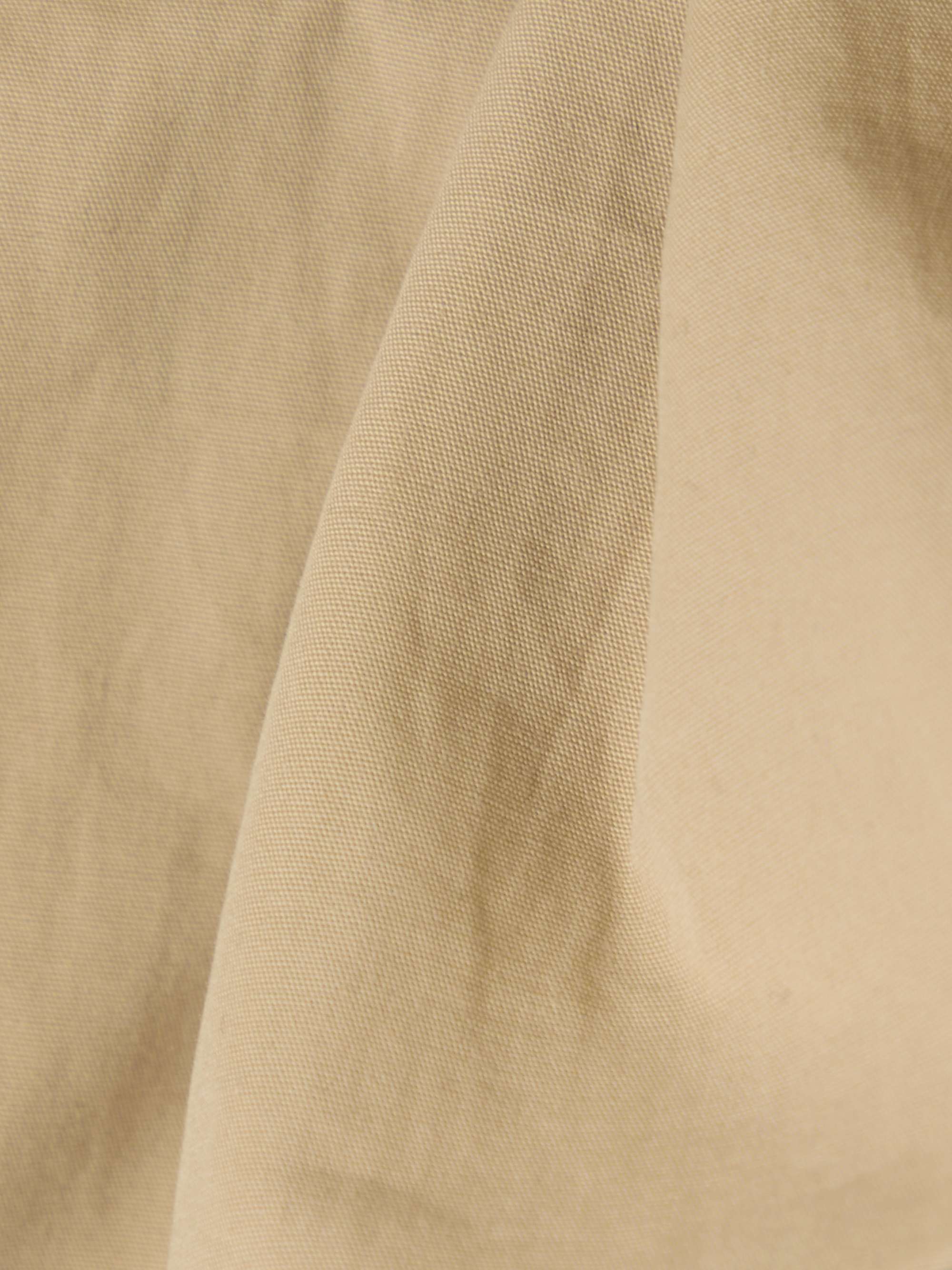 Dries Van Noten Cropped Ruffled Cotton-canvas Jacket In Nude
