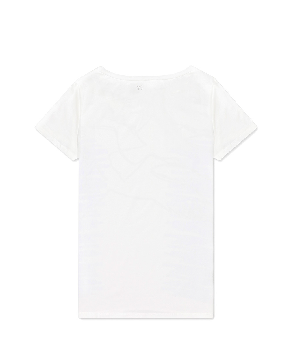 Weekend Max Mara Printed T-shirt With Round Neck In White