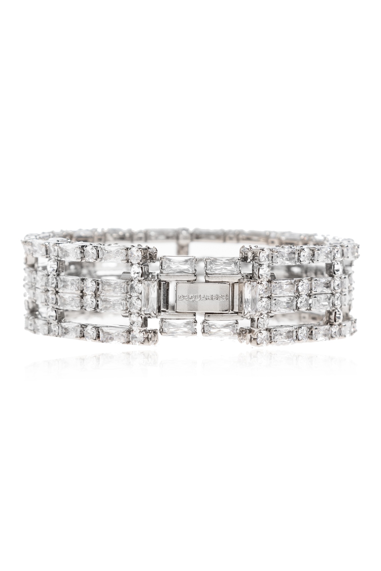 Dsquared2 Crystal Bracelet In Silver