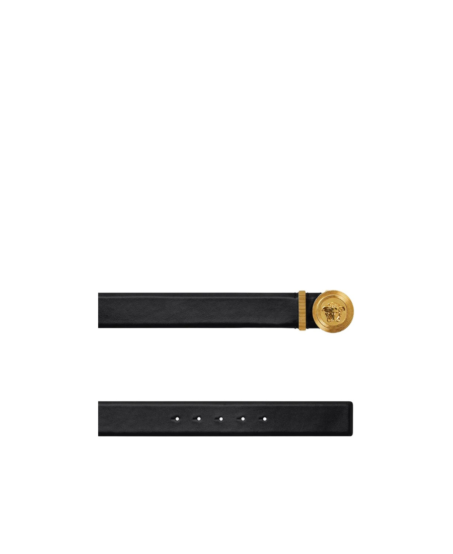 Versace La Medusa Logo-buckle Belt In Multicolor