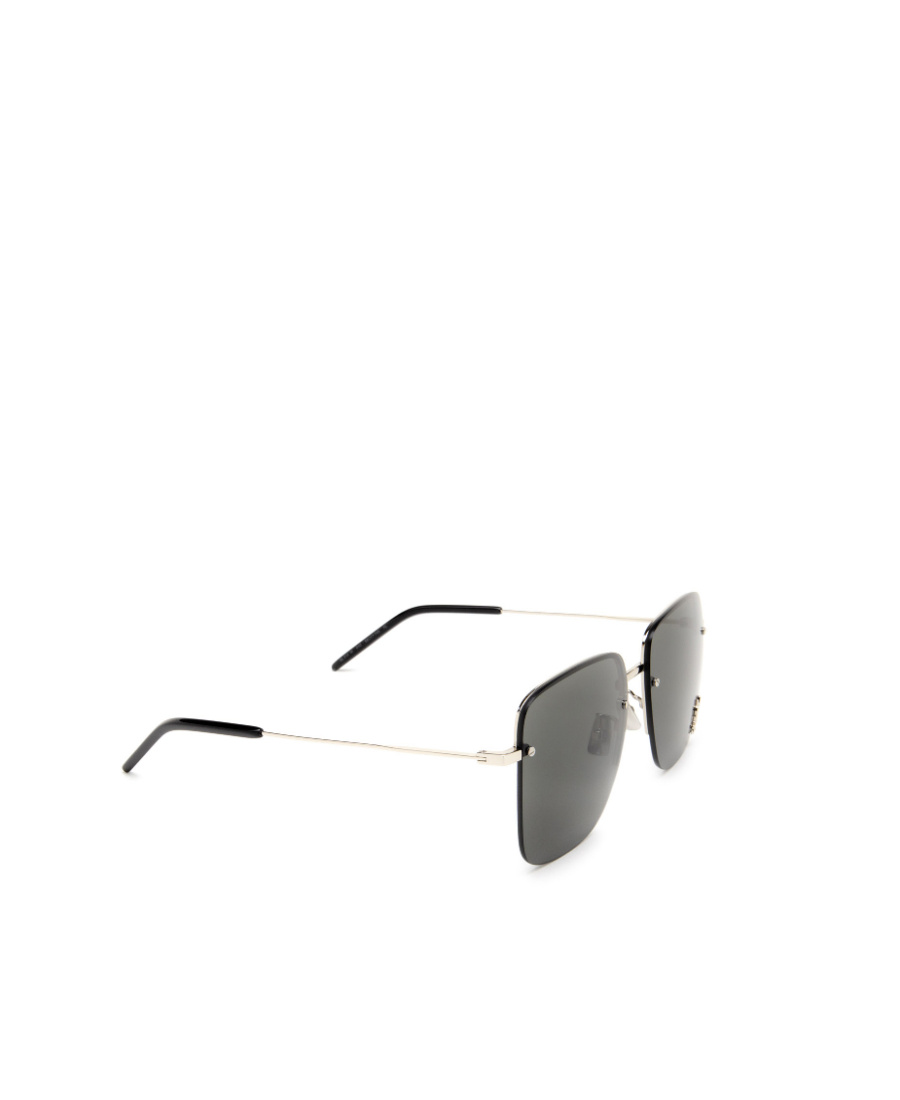 Saint Laurent Sl312 Pilot-frame Sunglasses In Gray