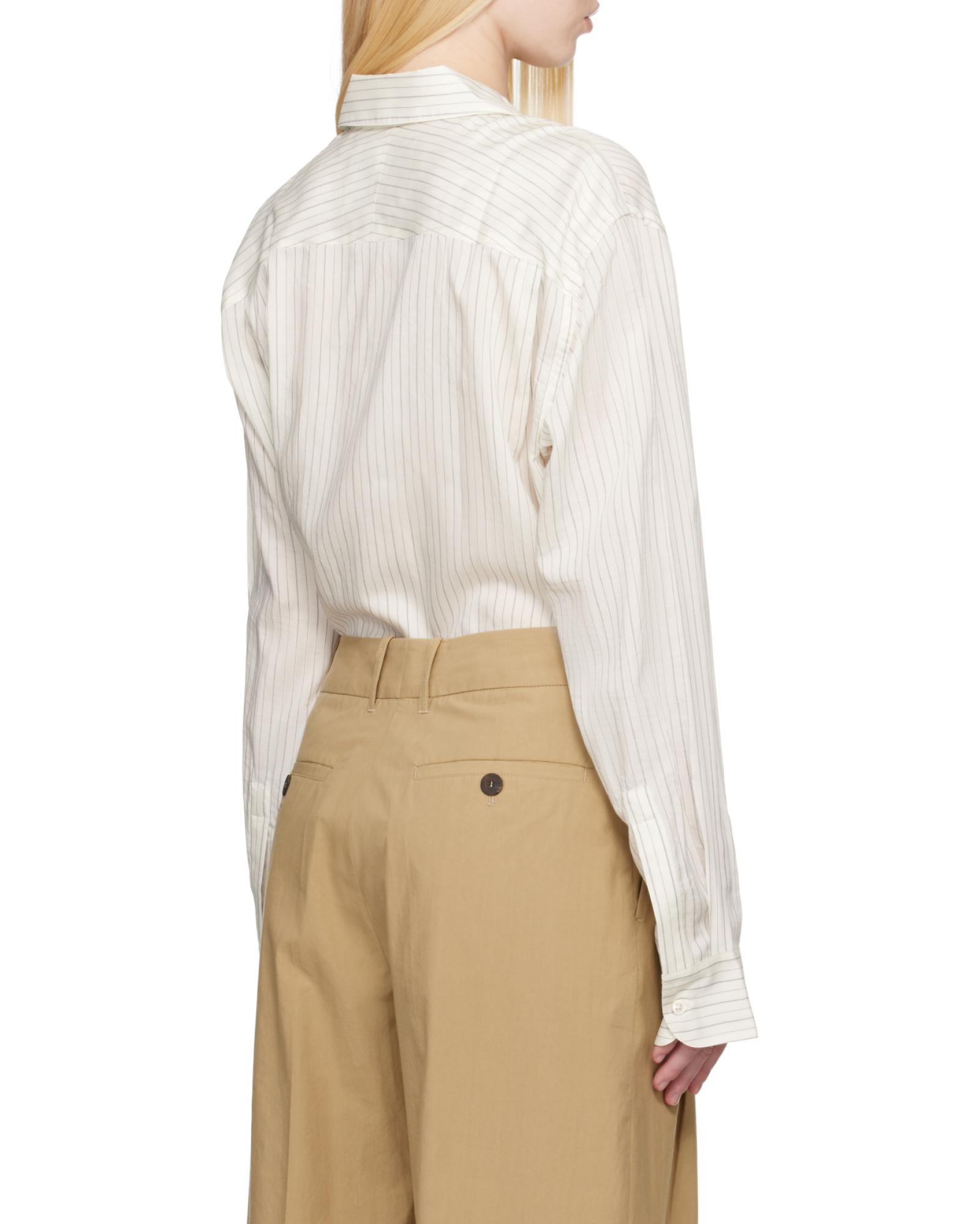 Studio Nicholson Striped Silk Shirt