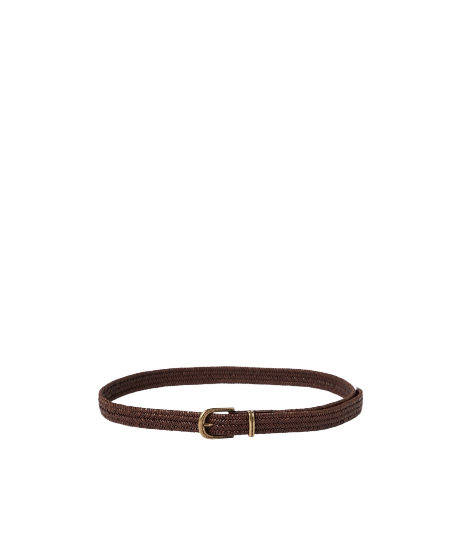 Brunello Cucinelli High-quality Leather Blend Belt In Brown