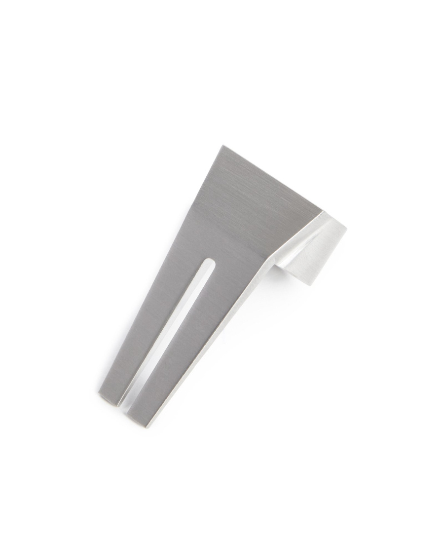 Rick Owens Open Trunk Ring In Gray