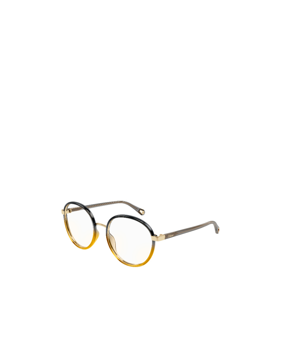 Chloé Gradient Round-frame Glasses In Multicolor
