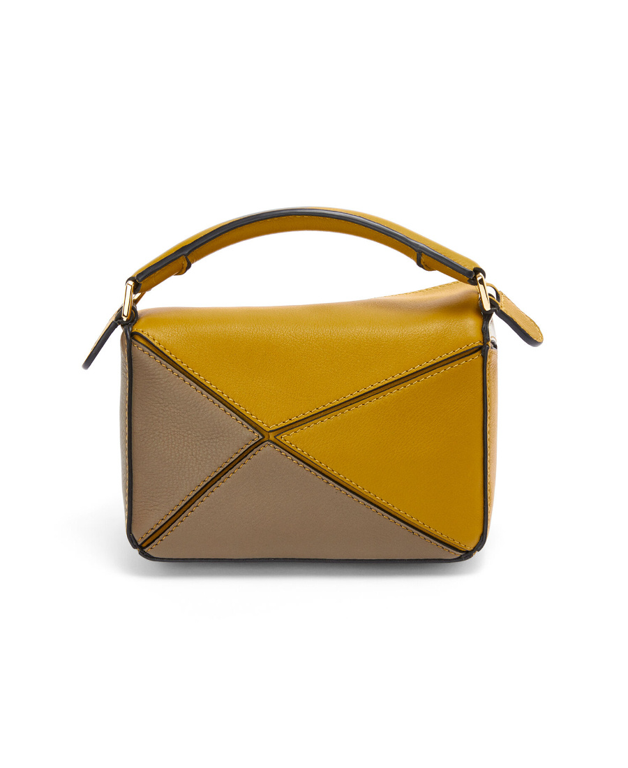 Loewe Classic Puzzle Mini Shoulder Bag In Brown