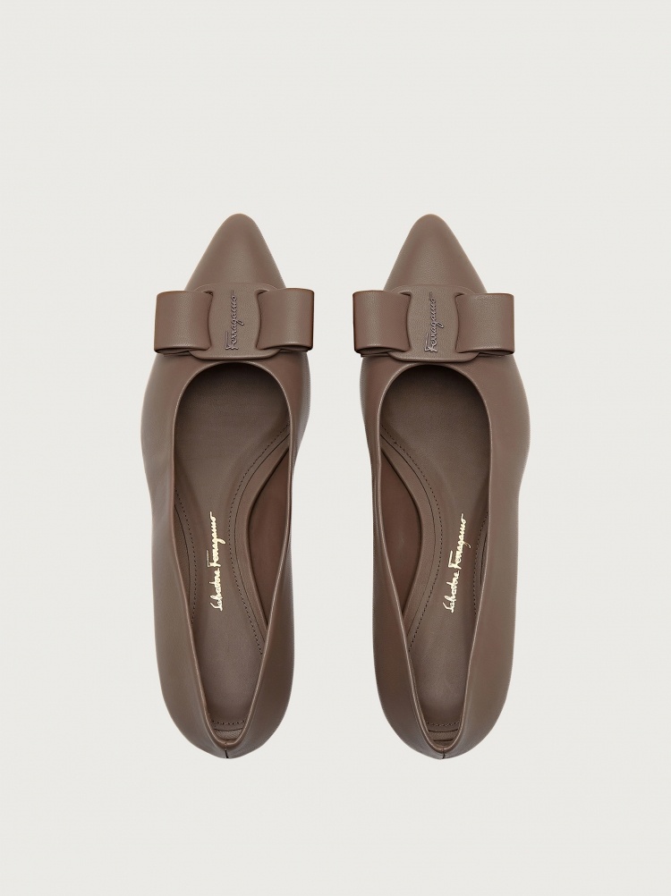 Ferragamo Vara Bow Ballet Shoes