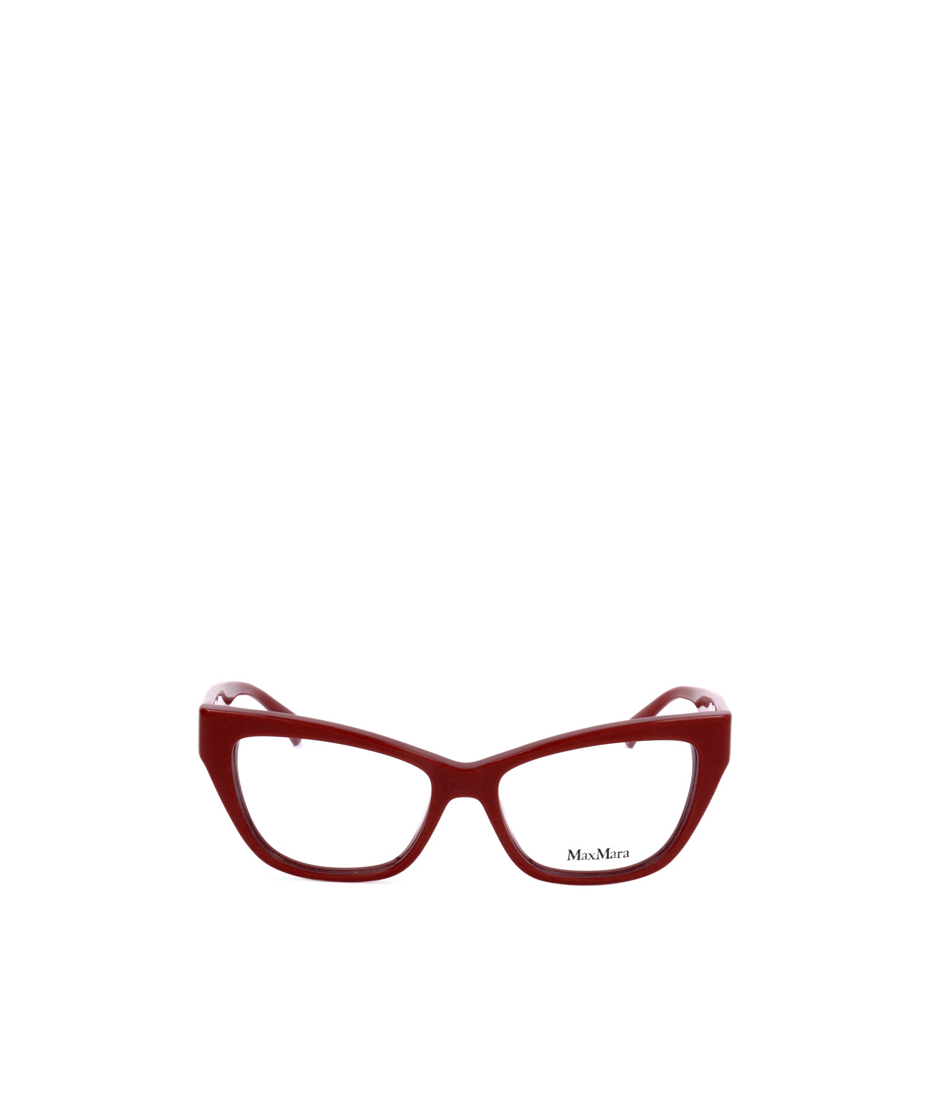 Shop Max Mara Cat-eye Glasses In Red