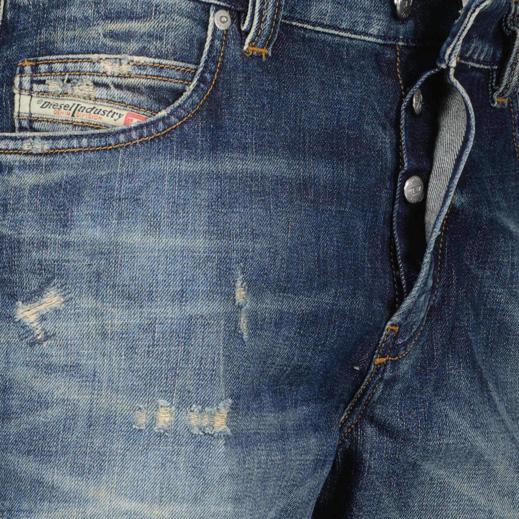 Diesel D-vyl 1993 Faded Bootcut Jeans In Blue