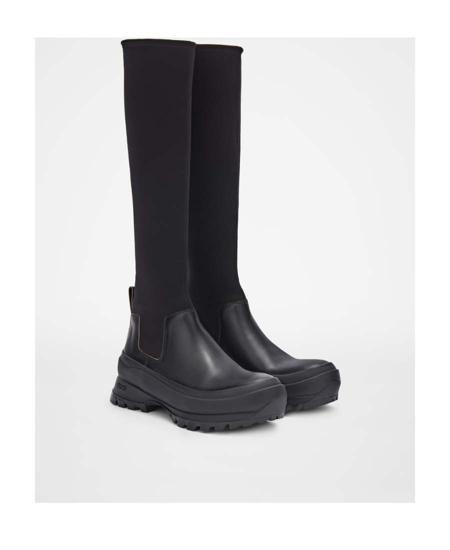Jil Sander Vibram Soled Boots In Black