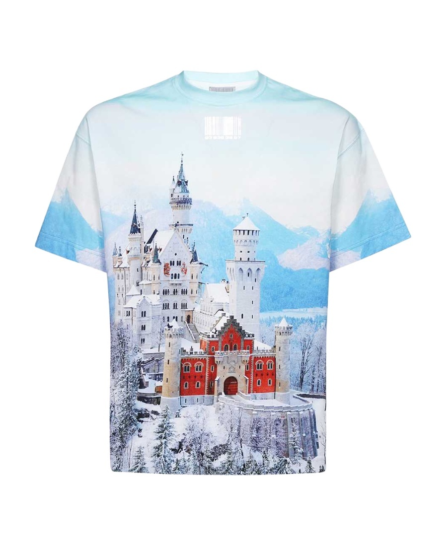 VTMNTS WINTER CASTLE PRINT T-SHIRT