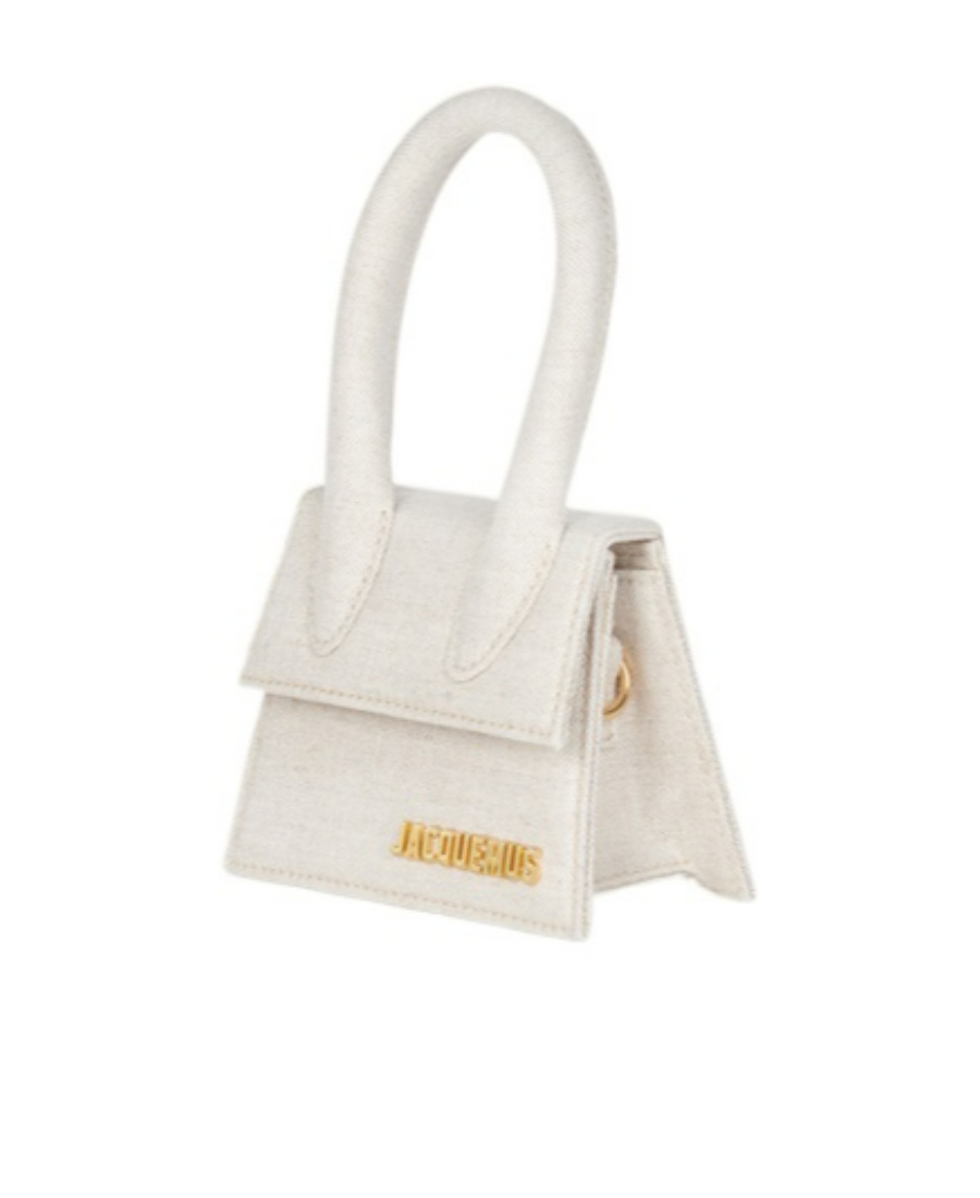 Shop Jacquemus Logo-plaque Mini Bag In White