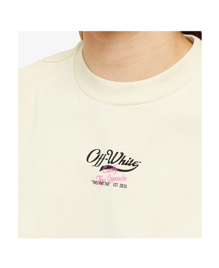 Off-white Surf  Script Logo T T-shirt In White