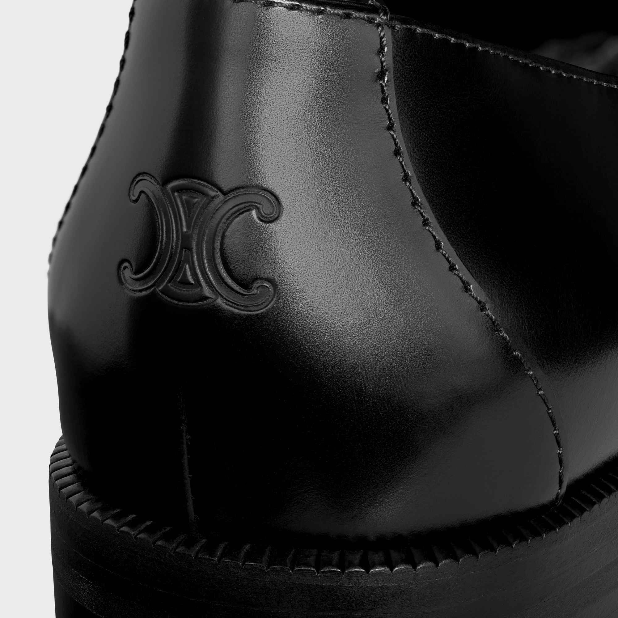 Celine Tess Loafer Shoes In Black