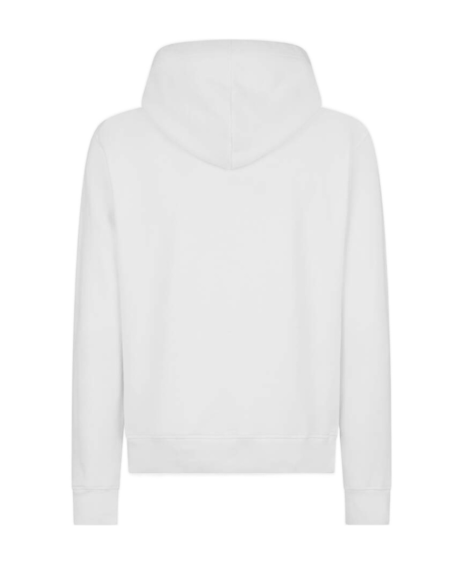 Dsquared2 Cotton Hoodie In White