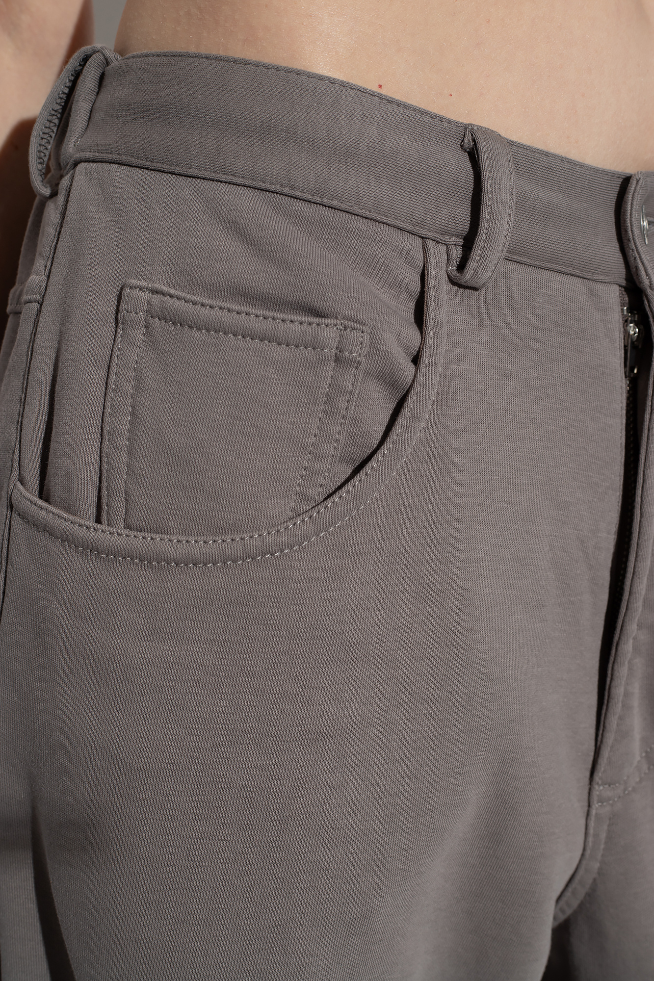MM6 MAISON MARGIELA STRAIGHT-LEG COTTON-JERSEY TROUSERS
