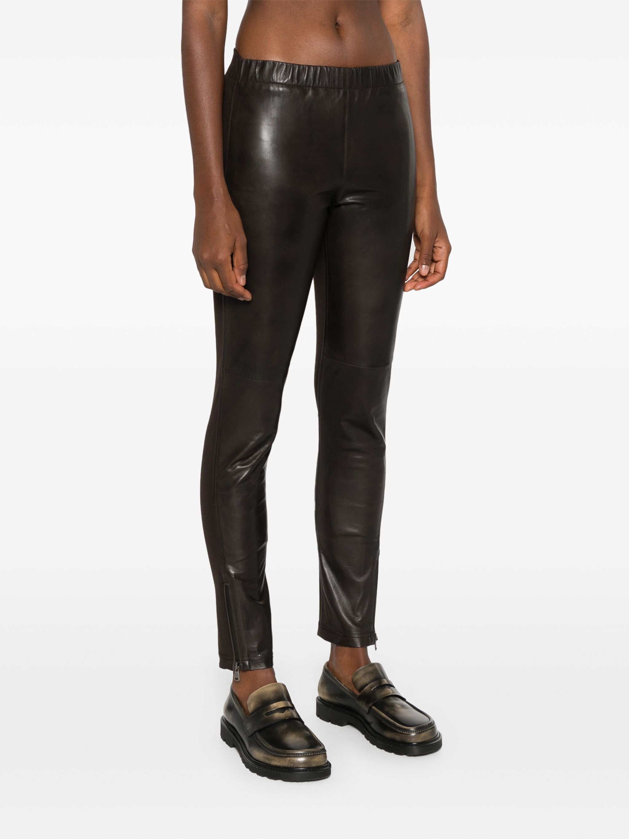 P.A.R.O.S.H LEATHER LEGGINGS