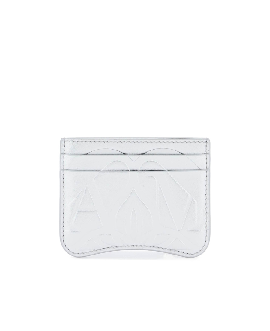 Alexander Mcqueen The Seal Leather Clip In White