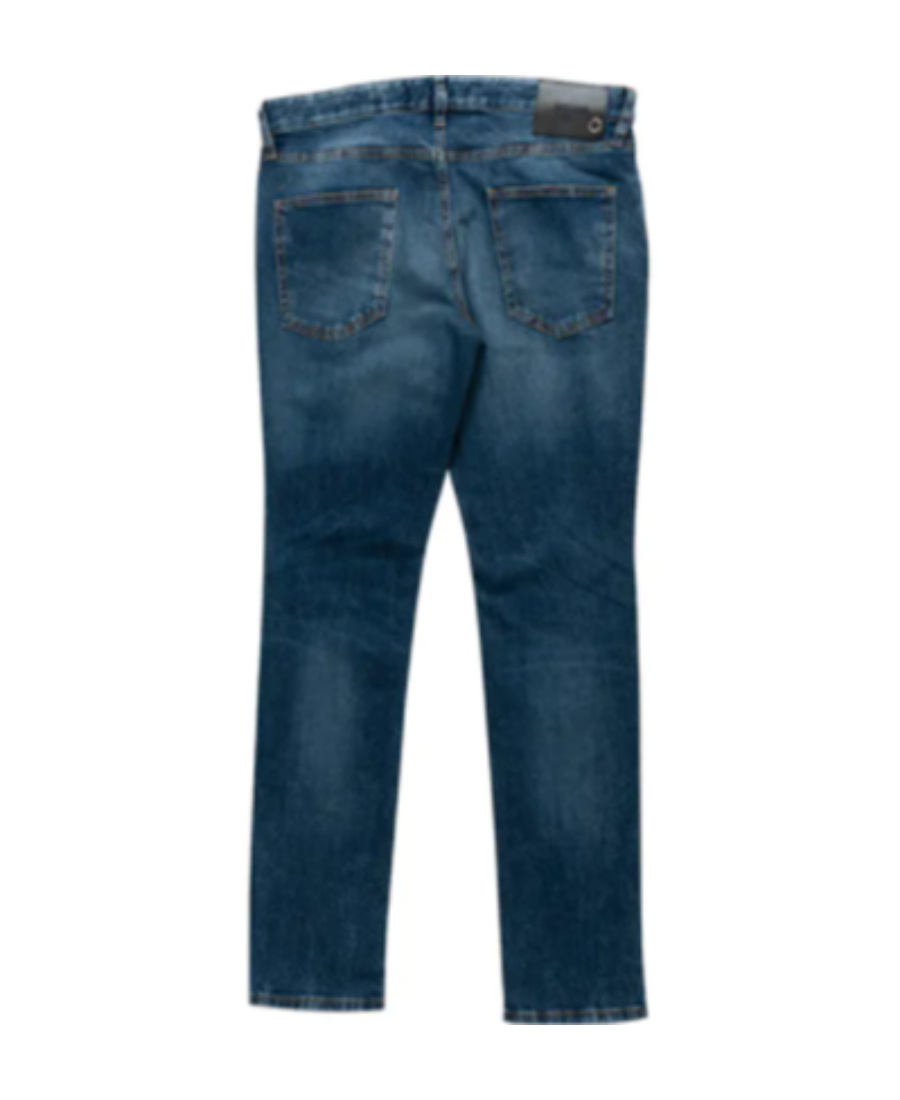 Just Cavalli Logo Straight Jeans In Blue