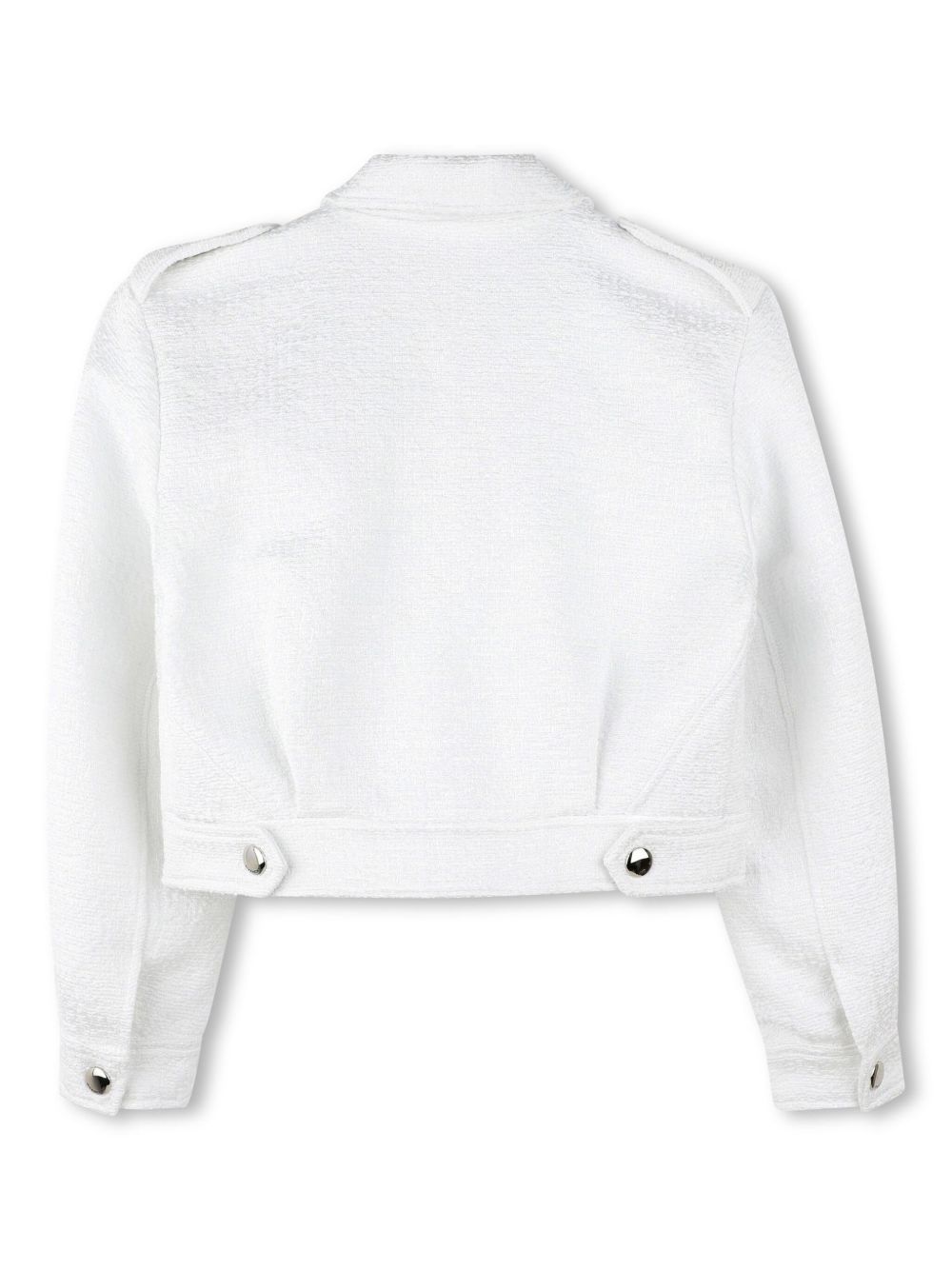 Givenchy Emboidered-logo Jacket In White