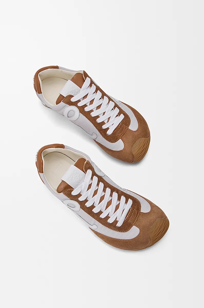 Loewe Ballet Runner 2.0 Lace-up Sneakers In Gray