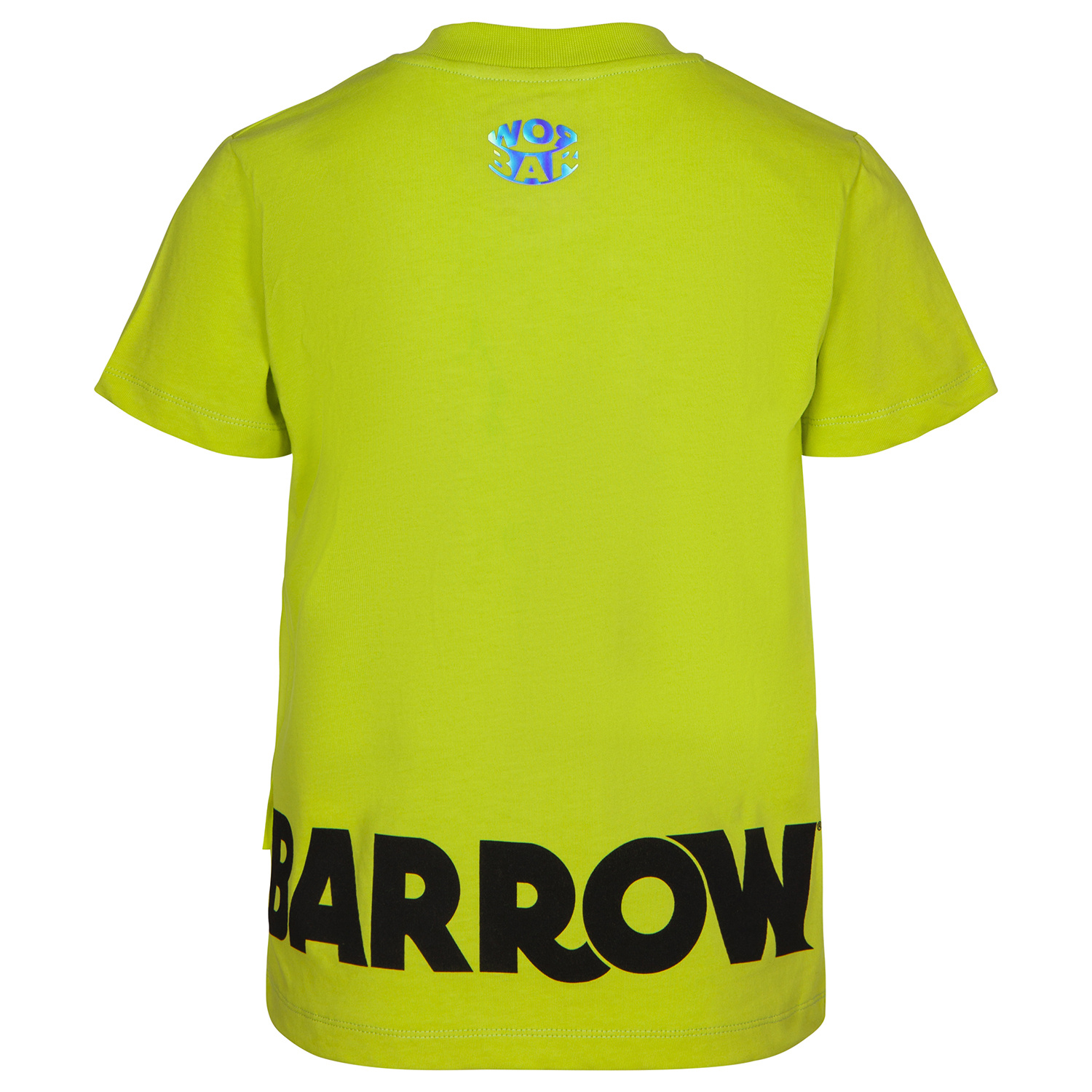 Barrow Logo-print Short-sleeved Cotton T-shirt In Yellow