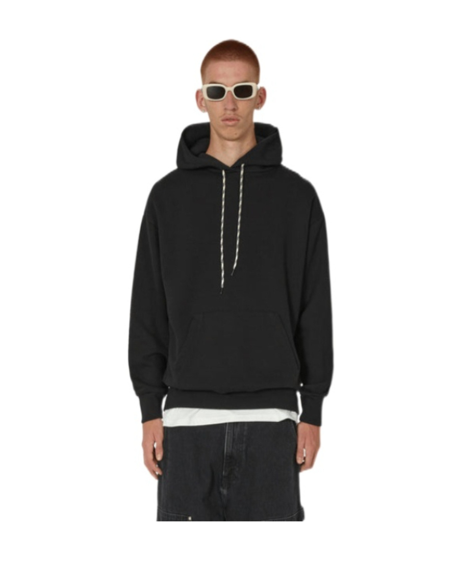 Aries Lords Of Art Trip Hooded Sweatshirt In Black