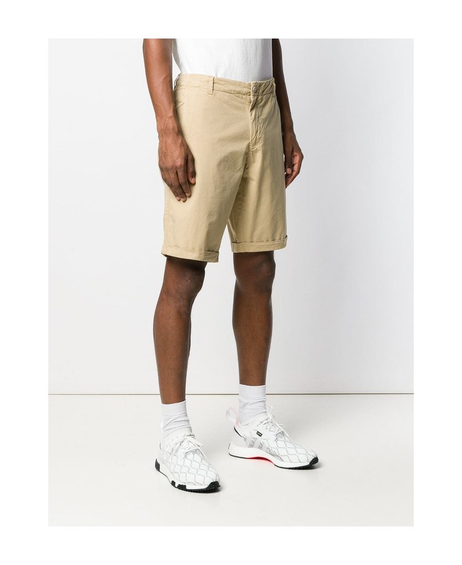 Woolrich Turn Up Hems Shorts In Nude