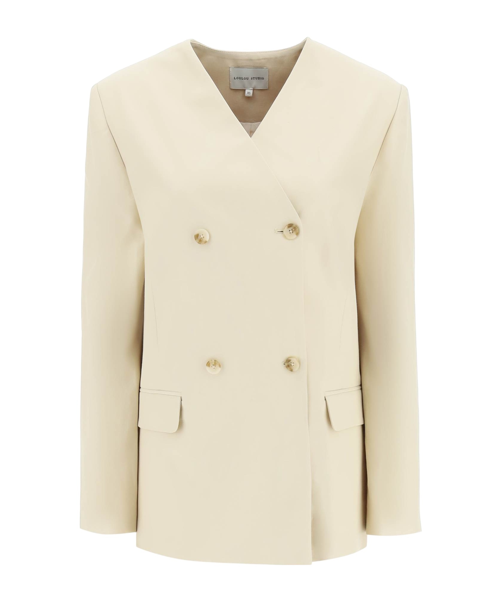 LOULOU STUDIO LOULOU STUDIO JALCA DOUBLE-BREASTED BLAZER