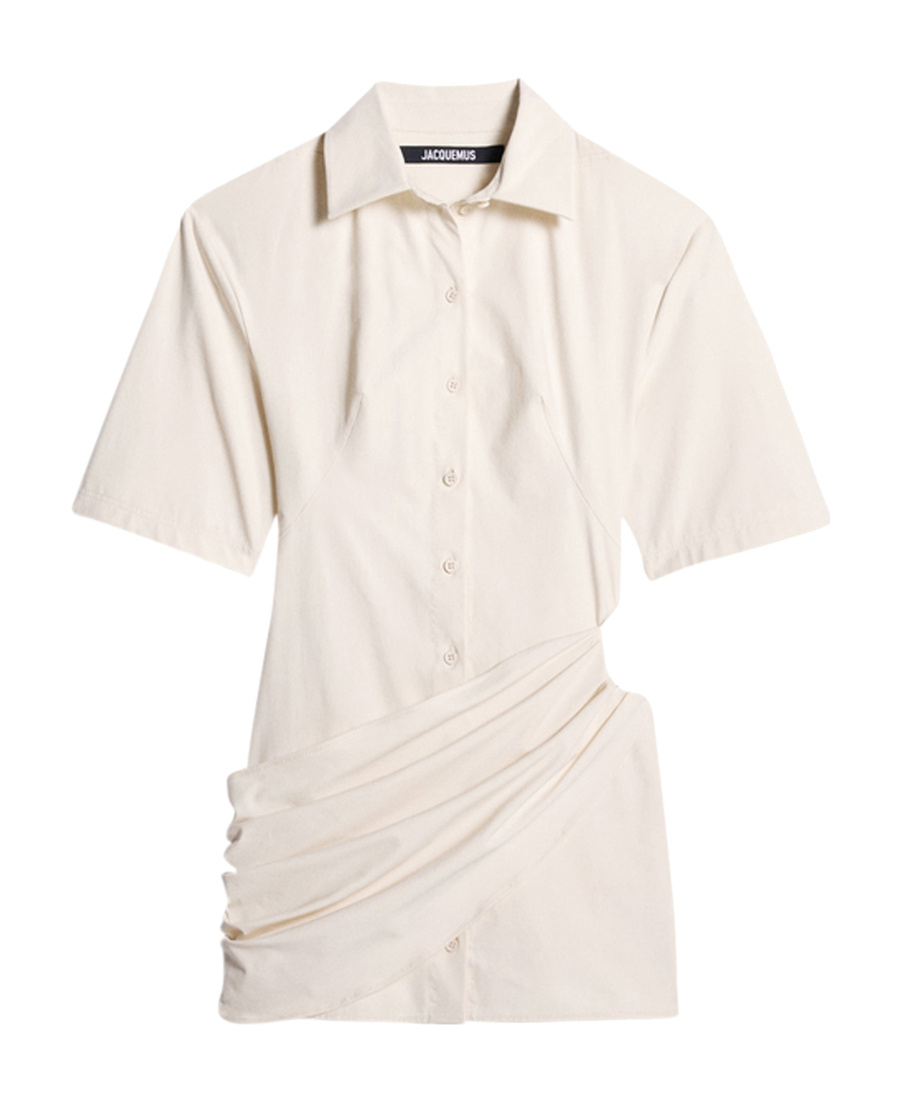 Jacquemus Synthetic Fibers Dress In White