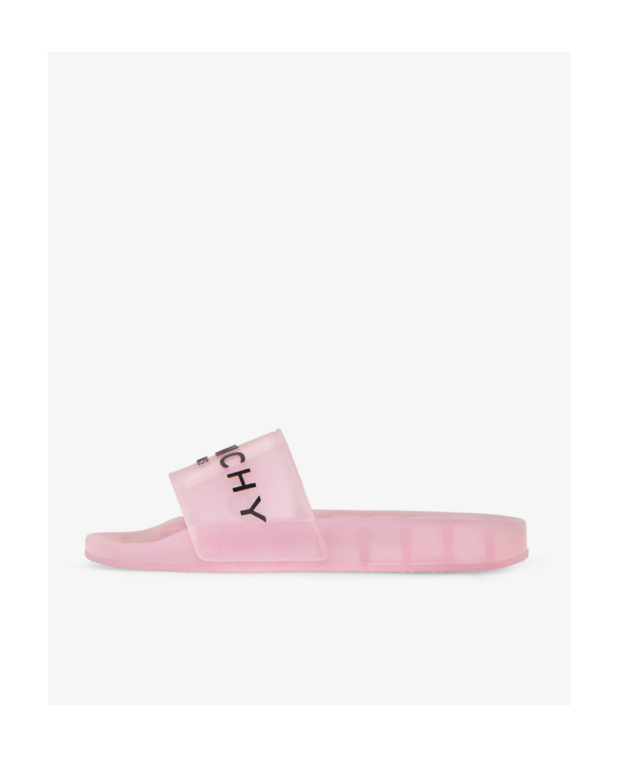 Givenchy Logo Flat Bottom Flip-flop In Pink