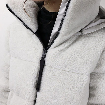 Herno Women's Quilted Hooded Down Jacket In White
