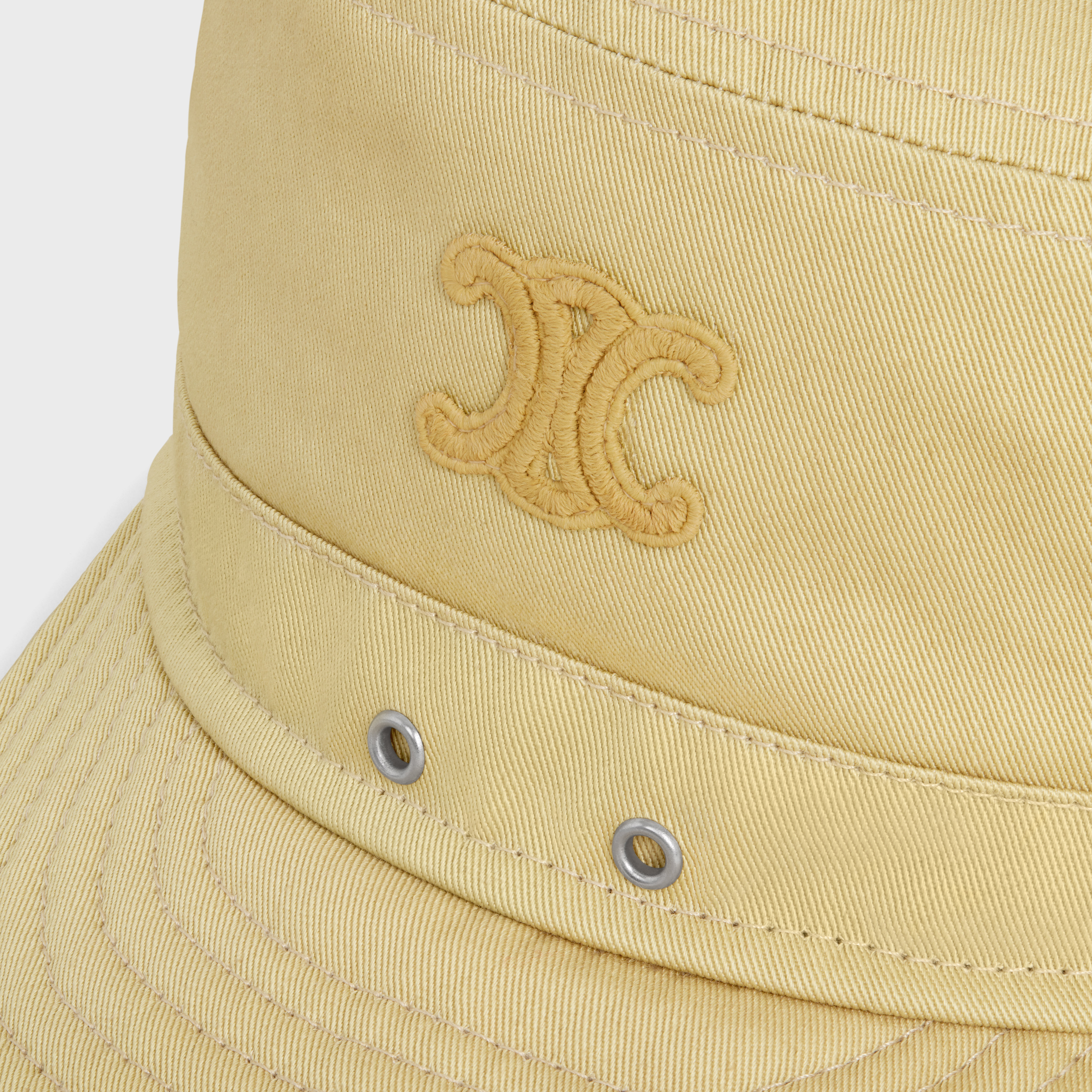 Celine Triomphe Army Cap In Cotton
