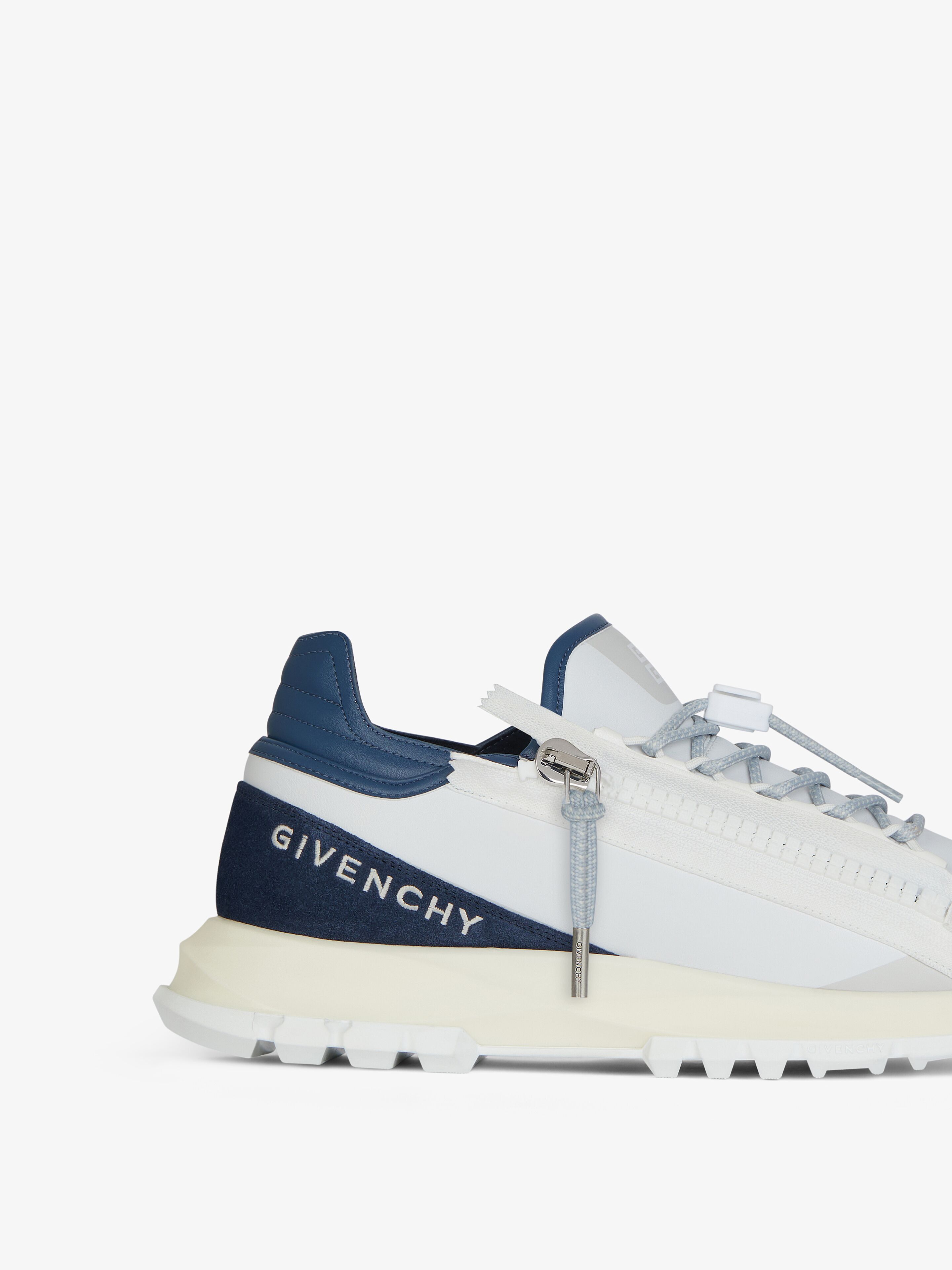 Shop Givenchy Spectre Runner Sneakers In Synthetic Leather And Suede In White