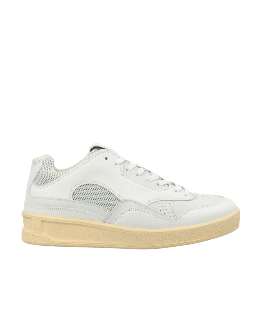 Jil Sander Panelled Low-top Sneakers In White