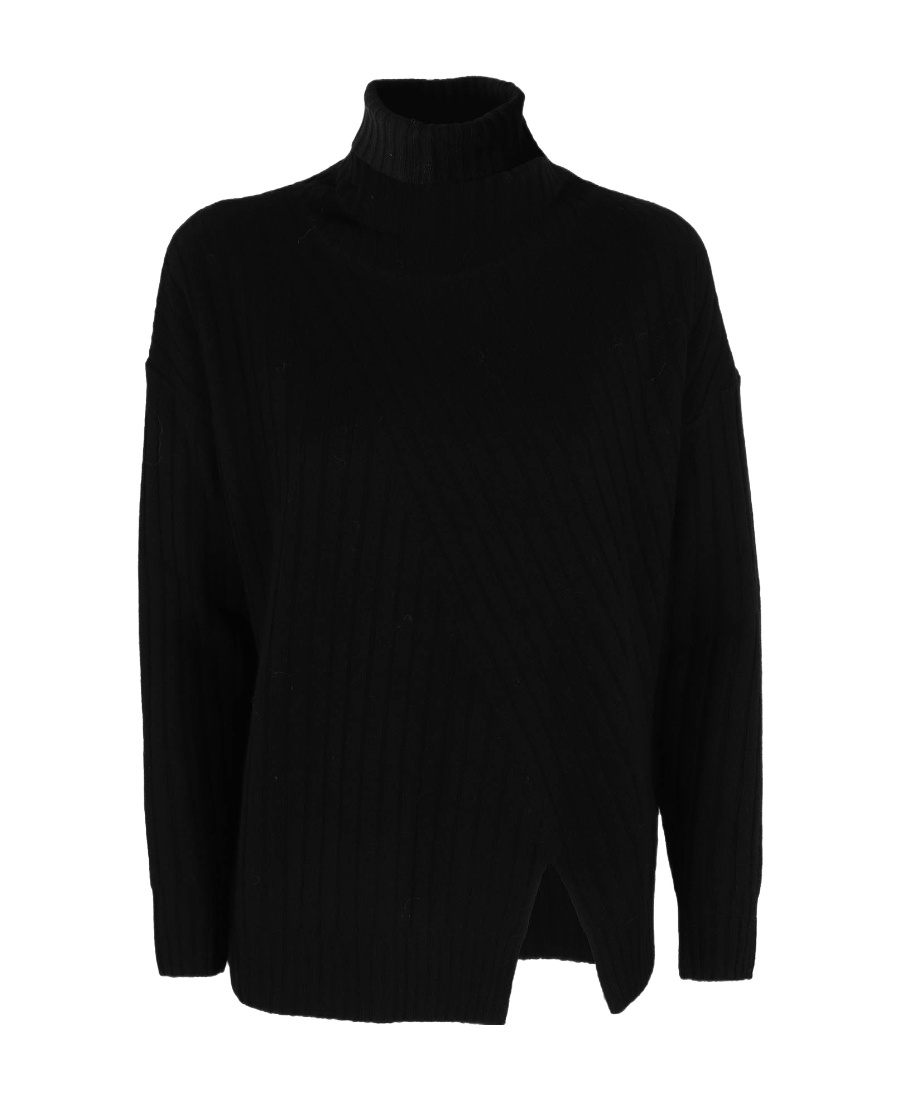 Max Mara Studio Abile Wool And Cashmere Sweater In Black
